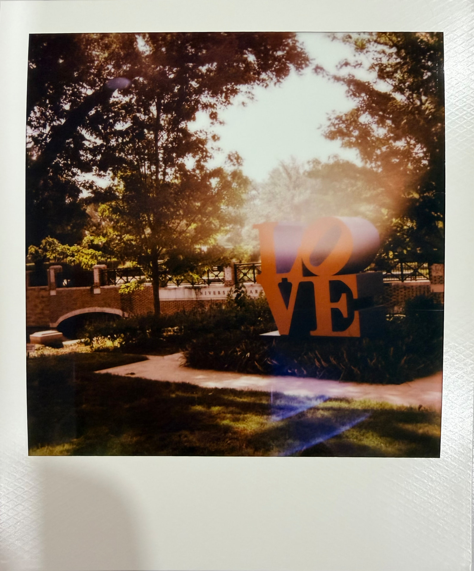 The LOVE sculpture, University Park